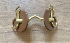 Picadera Baucher-Gebiss, Messing Stange massiv, Top Zustand, 125 mm, St. 17 mm