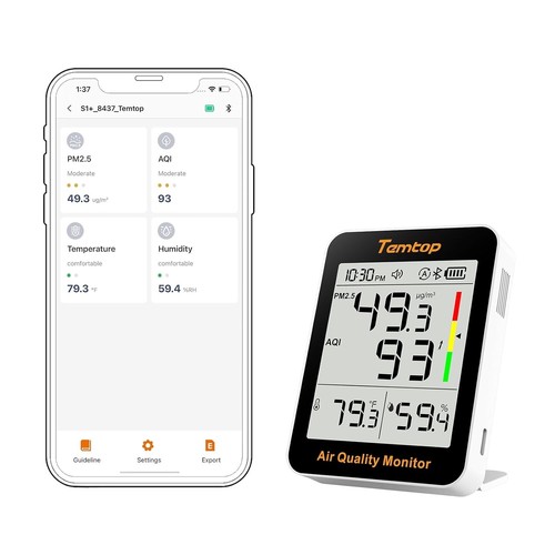 Temtop luftqualitätsmonitor - temtop,