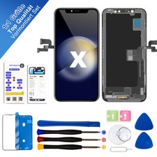 Für iPhone X 10 Display OLED LCD 3D Touch Screen Bildschirm Vormontiert Tool Set