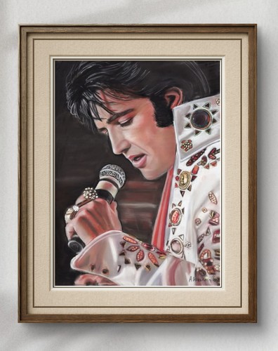 Elvis presley pastell - elvis,
