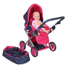Dolls Kinder Puppenwagen Lila