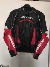 Vanucci Lederjacke Motorrad Lederjacke Motorradjacke Kombi Jacke Größe 56