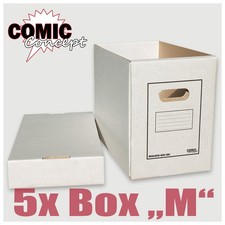 Comic Concept 5x Magazin & Alben-Boxen aus stabilem Karton