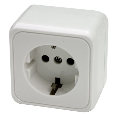 Aufbau aufputz schuko - aufputz,