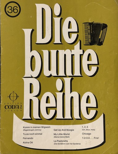 Noten die bunte reihe - noten,