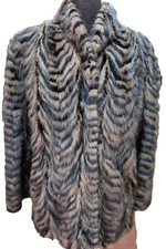 Nerzjacke Nerzstücken Nerz Jacke  Damen Echt Pelz Gr. 38-40 MINK patchwork