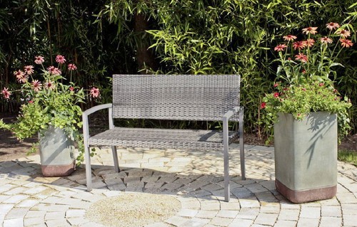 Parkbank sanremo rattan optik - parkbank, rattan-optik