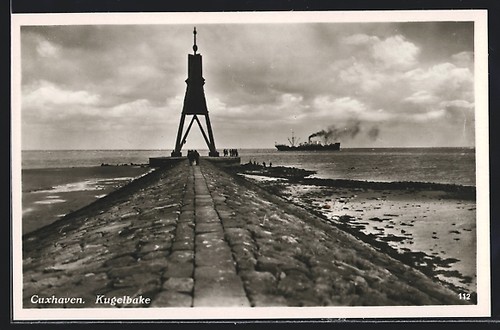 Cuxhaven kugelbake mit - cuxhaven,,
