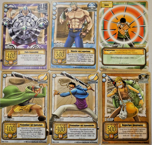 One piece sammelkarten 1999 - one,