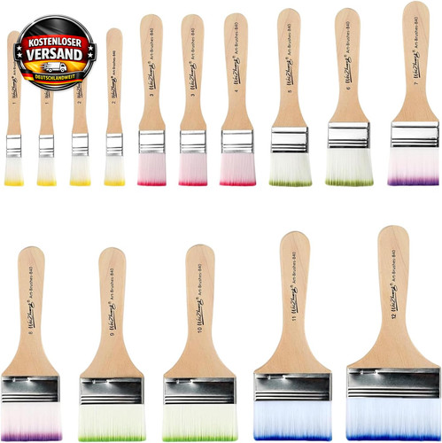 Acryl pinsel set stück - pinsel,