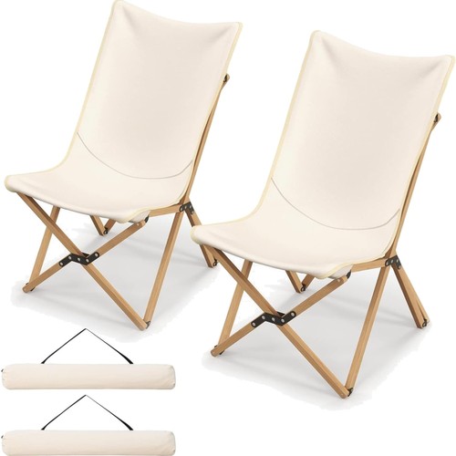 Campingstuhl faltbar 2er set - faltbar,