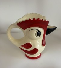 Ditmar Urbach 30er Jahre Art Déco Vogel Krug Tschechoslowakei Jug 16cm Gstempelt