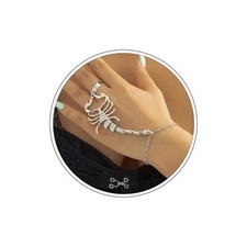 Punk Ring Armband Handkette
