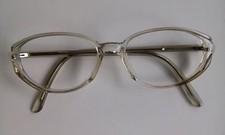 Brillengestell ohne Glas, helles beige