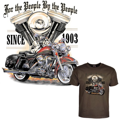 Motorrad shirt classic biker - t-shirt,