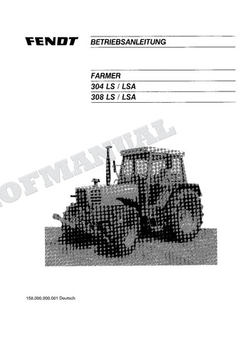 Fendt farmer 304 lsa 308 - fendt,