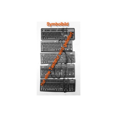 Usb tastatur schwarz von - tastatur, in