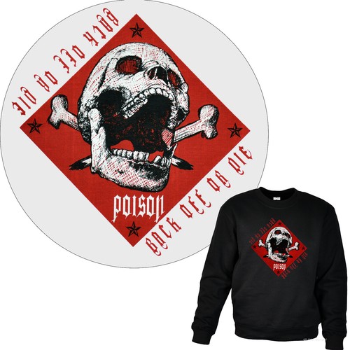 Gothic sweatshirt biker - gothic,