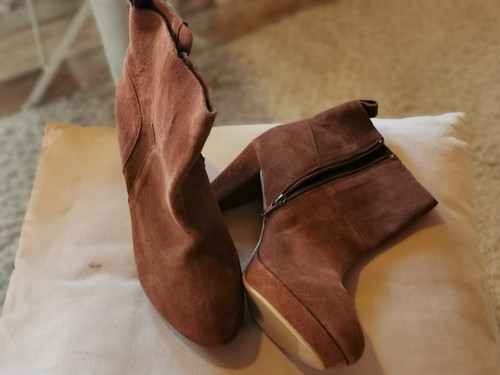 Stiefeletten 40 cognac - h&m, gr