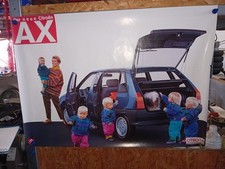 Citroen Werbung Plakat AX