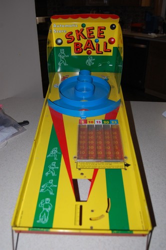 Vintage marx toy skee ball - marx,