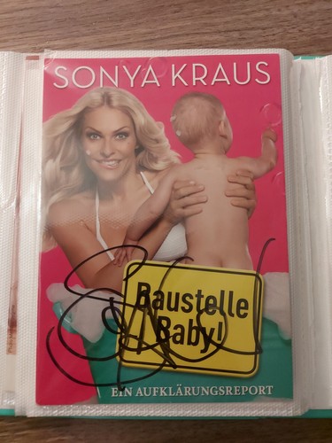 Sonya kraus original autogramm - sonya,