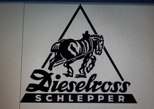 Aufkleber Fendt Dieselross