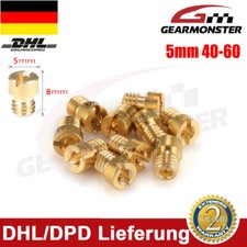 10x Vergaser Düsenset M5 5mm 40-60 für Dellorto PHBG / SHA Vergaser Set