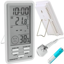 Thermometer Wetterstation mit Außensensor Hygrometer Luftfeuchtigkeit Retoo