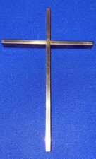 Wandkreuz, Messing, 200x130x12mm