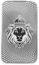 Silberbarren 1 Unze - Scottsdale Mint - Vortex Barren Lion 1 oz Silber Löwe