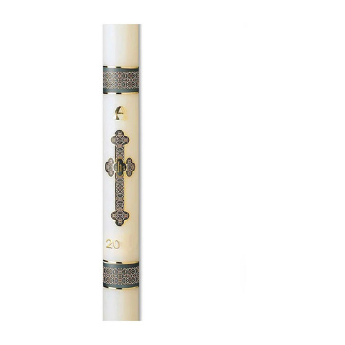 Knospenkreuz osterkerze - knospenkreuz,