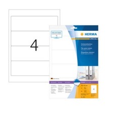 HERMA 8621 Ordneretiketten A4 192x61 mm weiß Papier matt blickdicht 40 St.