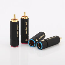 4PCS High-End Cinchstecker RCA