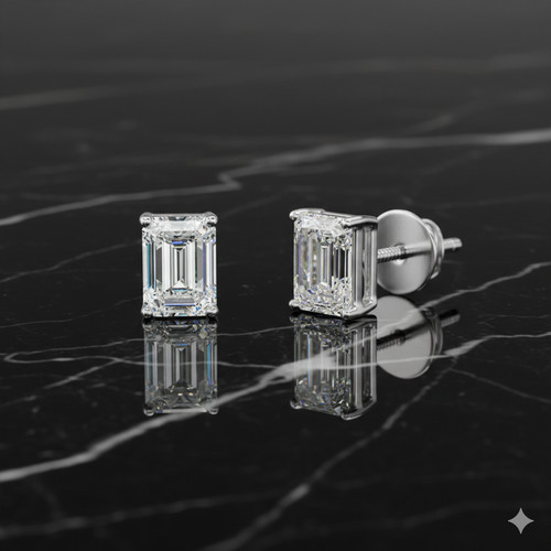 Platin diamant ohrringe pt950 - diamant,