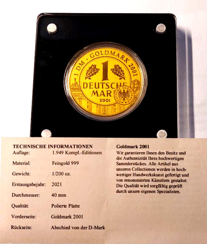 Goldmark 2001 1 - 1, deutsche