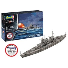 Revell 75181 1:1200 Battleship Gneisenau mit Basiszubehör