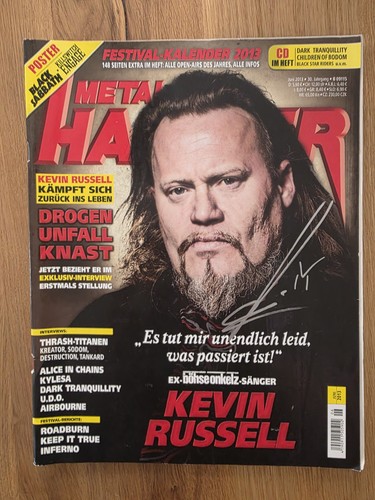 Metal hammer ausgabe signiert - ausgabe,