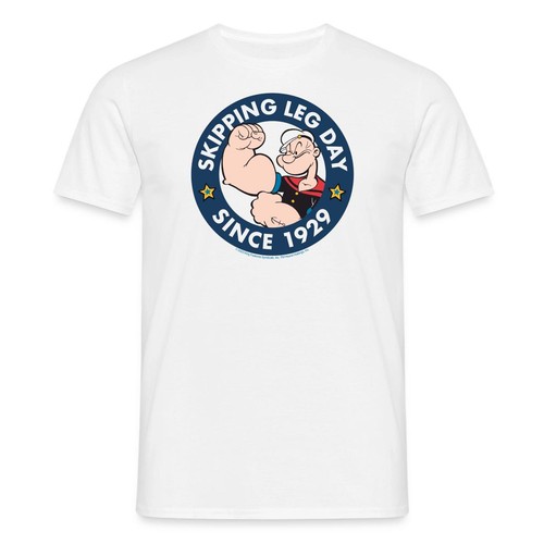 Popeye skipping leg - skipping,