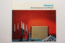 originale Werbung Gebrauchsanleitung DDR Gamat Aussenwand-Gasraumheizer (126)