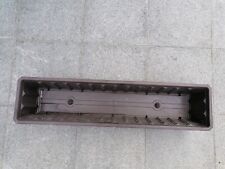 Blumenkasten Kunststoff Länge ca. 74 cm braun Breite 17,5 cm Höhe 14 cm