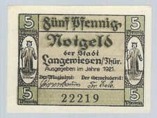 Notgeld Langewiesen - Stadt