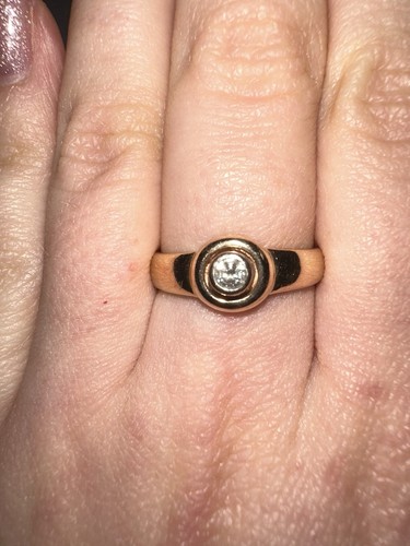 585 echtgold ring mit - 585,