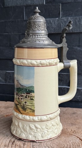 Antiker bierkrug füssen - antiker,