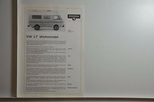 VW Volkswagen LT Wohnmobil