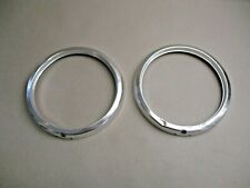 Opel Rekord A Chrom Lampenring Blende Zierring Scheinwerfer Ø215mm SET