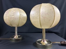2 Vintage GOLDKANT Tulip Cocoon Tisch Lampe Lamp 60er Scarpa Nelson Castiglioni