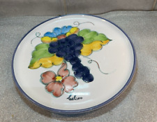 Vintage Hilmark CELINA Käseplatte vollglasiert Terrakotta Made in Portugal