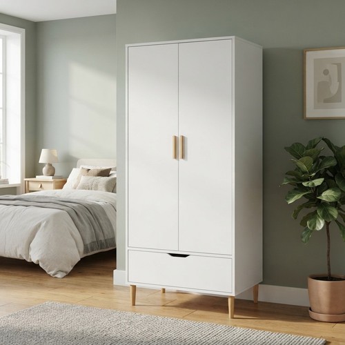 Geräumiger kleiderschrank aus - geräumiger,