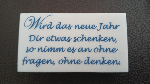 Blanche stempel wird das - stempel,